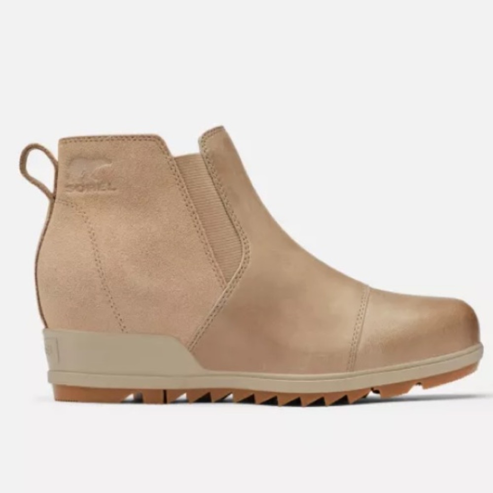 Sorel Evie Pull On Bootie Taupe 6.5 NWOT